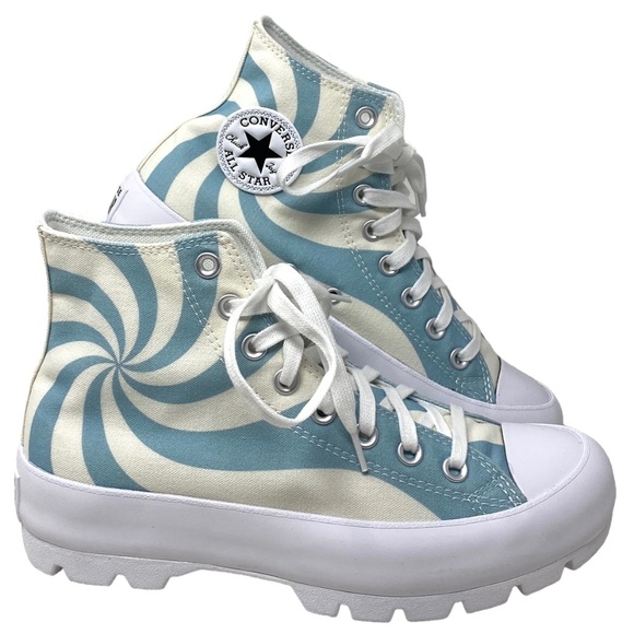 Converse Shoes - Converse Ctas Lugged Blue Candy Canvas High Top Women's Sneakers Skate A10017C